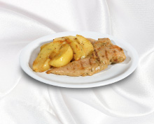 Filetto di pollo con patate grigliate